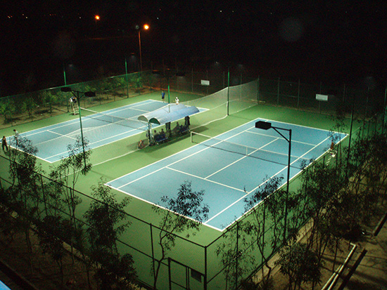 Thiết kế chiếu sáng sân Tennis